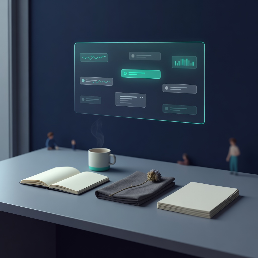 Cluster cascade update illustration